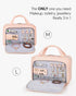 OlarHike Travel Toiletry Hanging Bag Waterproof Bags, Makeup bag, Toiletries, Jewelry, Travel Essentials 3 in 1 Packing Organizers, Cosmetic Trave...