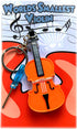 MunnyGrubbers - Original World's Smallest Violin Toy Keychain with Playable Sad Music - Mini Tiny Violin Keychain with Sound - Meme - Novelty - Fu...