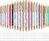 Handepo 20 Pcs Christmas Glitter Retractable Click Ball Pens Cute Pens for Journaling Fancy Pen for Women Metal Retractable Pen and 20 Pcs Replace...