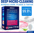 Denture Cleaning Tablets - 120 Retainer Cleaner Tablets for Aligner, Mouth & Night Guard - FSA HSA Approved Products - Dental Cleanser for Nightgu...