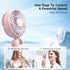 AMACOOL Portable Handheld Fan with Dual Motor, 12 Blades, Powerful 4 Speeds Hand Fan, Foldable, Battery Operated 3 IN 1 Personal Cooling Fan for H...