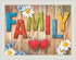 Abillyn Embroidery Cross Stitch Kits Wooden Sign Family and Love Hearts Stamped with Printed Pattern Starter Kit (Family)...