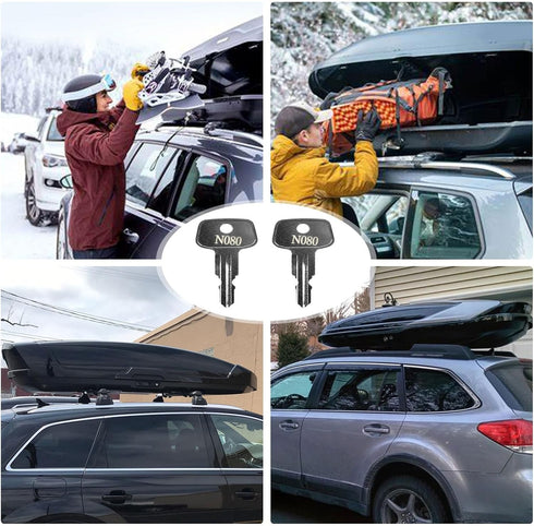 Key for Thule Key Replacement,for Roof Racks, Carriers, Crossbars Key etc,(Codes N080)...