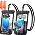 UNBREAKcable Large Waterproof Phone Pouch,?IPX8??Emergency Whistles??Oversized? Waterproof Phone Case Cellphone Dry Bag for iPhone 15 14 13 12 11 ...
