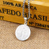 Saint Brendan Necklace - 1" Stainless Steel Catholic St. Brendan Medal Pendant with 24" Chain...