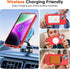 SUPFINE Magnetic for iPhone 14 Case(Compatible with MagSafe)(12FT Military Grade Drop Protection) 2X Tempered (Glass Screen+Camera Lens Protector)...