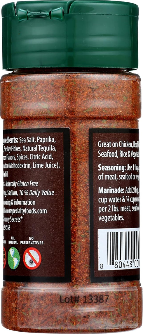 Baron Spices & Seasonings Tequila Lime Seasoning Marinade, 2.82 OZ...