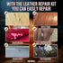 Leather Repair Kit for Furniture, Sofa, Jacket, Car Seats and Purse. Vinyl Repair Kit. Super Easy Instructions to Match Any Color, Restore Any Mat...