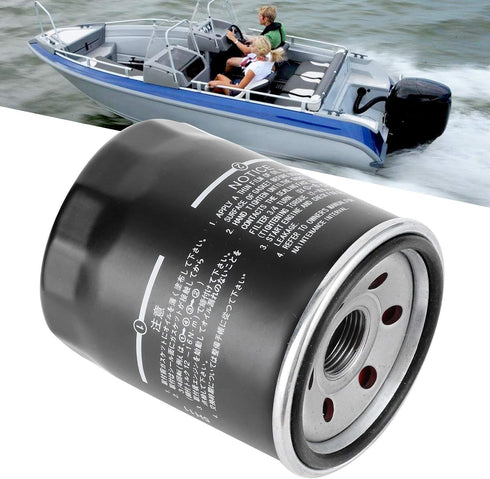 Four Stroke Oil Filter Outboard Motorcycle Engine Replacement Fit For Df70A Df80A And Df90A,Replaces,16510 61A31 Outboard Oil Filter 70Hp Cf188-01...