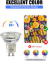 GU10 LED Bulb, Non-dimmable 4W (50W Equivalent) 100 Degree Flood Beam 5000K Daylight White, Halogen Replacement for Kitchen, Range Hood, Living Ro...