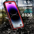 BEASTEK iPhone 14 Pro Waterproof Case, TRE Series MagSafe Shockproof Dustproof IP68 Case with Built-in Screen Protector and Mag Safe Anti-Scratch ...