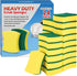 Heavy Duty Scrub Sponges 24 Pack, Double-side Design, Long-lasting Kitchen Sponges, High Density Dish Sponge....