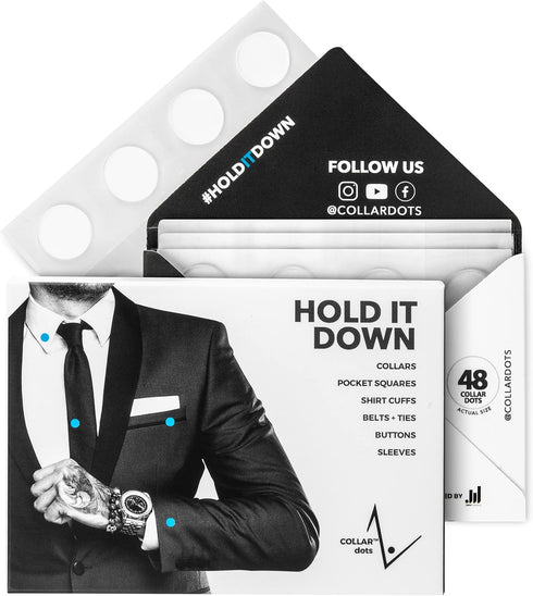 Collar Stays for Men’s Dress Shirts & Polo’s. Fashion Hack for Plastic, Metal, & Magnetic Collar Stay 24hr Hold...