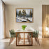 Posterizer 1 pcs-snowy jungle in winter in oil painting style-9-Landscape & Nature Art-Living Room Bedroom Decor- unframed wall art...