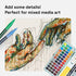 ARTISTRO Paint Pens for Rock Painting, Stone, Ceramic, Glass, Wood, Canvas. Set of 12 Acrylic Paint Markers Extra-fine Tip...