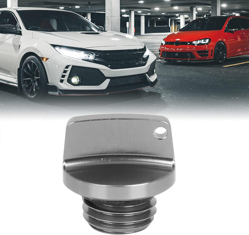 M20 x 2.5 Universal Motorcycle Engine Oil Filler Cap Screw Cover Plug Gray with O-ring Valve Oil Cap Transmission Tank Cover...