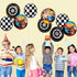 Hot Car balloons Hot Race Car balloons Birthday Party Supplies Decorations,Aluminum foil Birthday balloon...