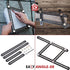 Easy Angle-ER Heavy Duty Template Tool- Ultimate Multi Angle Ruler- for Measuring Angle - Premium Metal Alloy Angle Tool- Adjustable Knobs for Pre...