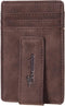 Travelambo Money Clip for Men Magnetic Front Pocket Wallet Slim Wallet Minimalist Card Holder RFID Blocking (Coffee)...