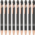 Aozora 9 Pack Ballpoint Pens Smooth Writing 2-in-1 Stylus Retractable Ballpoint Pen with Stylus tip, Office Decor Metal Stylus Pen for Touch Scree...