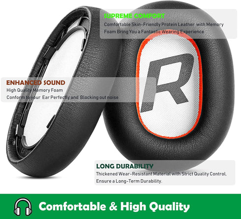 Professional Replacement Earpads Cushions Compatible with Plantronics Voyager 8200 UC/Backbeat Pro2 Stereo Bluetooth Headphones Ear Pads with Soft...