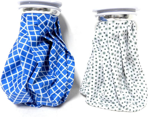 2 Pack Cold & Hot Therapy Pain Relief English Style 9" Ice Water Bag Headache & Pain Relief...