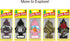 LITTLE TREES Air Fresheners Car Air Freshener. Hanging Tree Provides Long Lasting Scent for Auto or Home. Supernova, 24 Air Fresheners...