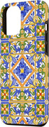 iPhone 14 Pro Max Sicilian,Italian,summer,tiles,mosaic,majolica art Case...