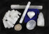 DANCING BEAR Selenite Protection Collection (22 pc Set): 12-15 Sticks (1.5-2”), Palm Stone, Heart, Tower, 8" Stick, 5.5" Massage Wand, and Desert ...