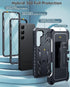 FNTCASE for Samsung-Galaxy S23+Plus Case: Dual Layer Protective Textured Cover with Belt-Clip Holster & Kickstand | Military Grade Drop Protection...