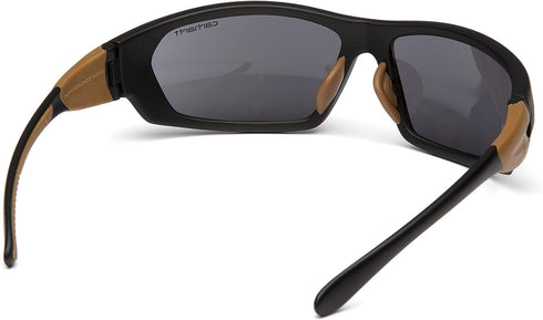 Carhartt CHB290DCC Carbondale SAFETY Glasses, Black/Tan Frame, Antique Mirror Lens...