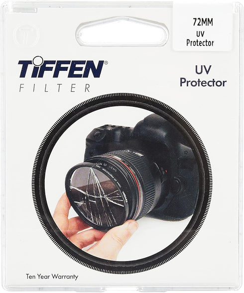 Tiffen 72UVP 72mm UV Protection Filter , black...