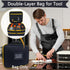 Double-Layer Bag For Klein Tools Et310 & Rt250 GFCI Outlet Tester & Electrical Test Kit, Storage For Digital Multimeter, Clamp Meter And Accessori...