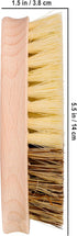 REDECKER Hard and Soft Side Vegetable Brush - Beechwood Handle - 2 Different Bristle Strengths for Cleaning Delicate or Tough-Skinned Vegetables, ...