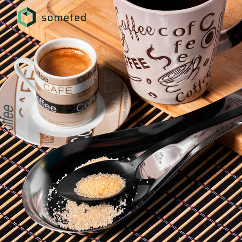 Stainless Steel Spoon Rest-Spatula Ladle Holder Set of 2 Stainless Steel Utensil Spoon Rest Holder Brushed Finish Dishwasher Safe Serving Cooking ...