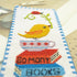 Povitrulya Counted cross Stitch Bookmark Kit 'So Many Books, So Little Time' - DIY Embroidery set for Adults with Paper pattern, 16-count Aida Can...