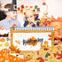 24 Sheet Scrapbook Paper Pad Thanksgiving Theme, 12’’x12’’ Double-Sided Decorative Craft Paper Fall Pattern Paper Pack of Scrapbooking Patterned C...