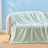 NEWCOSPLAY Super Soft Throw Blanket Mint Premium Silky Flannel Fleece Leaves Pattern Lightweight Bed Blanket All Season Use (Mint, Throw(50"x60"))...