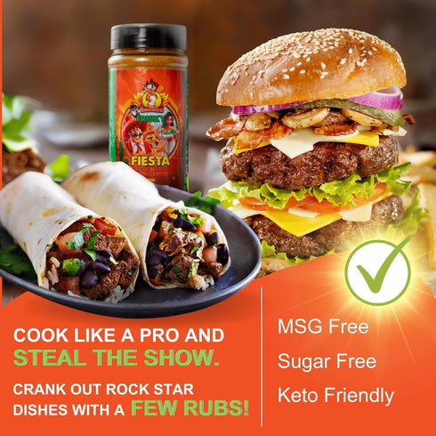 MeatSoHorny Frisky Fiesta Carne Asada BBQ Rub for Smoking and Seasoning | Brisket Rub Seasoning, Ribeye Steak, Chicken Rub, Turkey, Pork, Poultry ...