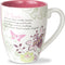 Pavilion Gift Company Mark My Words Mimi Floral Butterfly Grandma Coffee Tea Mug, Large, Pink, 20 ounces...