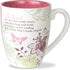 Pavilion Gift Company Mark My Words Mimi Floral Butterfly Grandma Coffee Tea Mug, Large, Pink, 20 ounces...