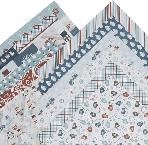 Echo Park Paper Company Love Winter Collection Kit 12-x-12-Inch...
