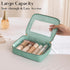 HBselect Clear Makeup Bag Organizer, Portable Travel Toiletry Cosmetic Bag Case for Women, Transparent Zipper Pouches Waterproof, Car Organizer fo...