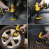 Drill Brush Attachment Set, 4pcs Nylon Bristle Power Scrubber for Cleaning Showers, Bathroom, Tile, Grout, Carpet with Plastic Handle & Extension ...