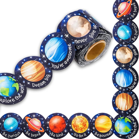 Solar System Bulletin Board Borders Planet Space Trimmer Galaxy Aesthetic Inspirational Borders Outer Space Bulletin Board Stickers for School Cla...