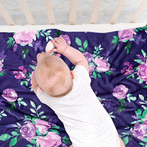 TANOFAR Minky Baby Blankets, Soft Toddler Blanket for Boys Girls, Dotted Backing, Double Layer Crib Receiving Blanket, for Nursery/Stroller/Toddle...