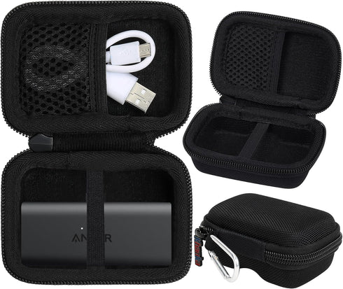 khanka Hard Travel Case Replacement with Anker 621 Nano Power Bank,5,000mAh Portable Charger,Case Only (Black)......