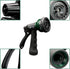 AUTOMAN-Garden-Hose-Nozzle,ABS Water Spray Nozzle with Heavy Duty 7 Adjustable Watering Patterns,Slip Resistant for Plants,Lawn,Washing Cars,Clean...