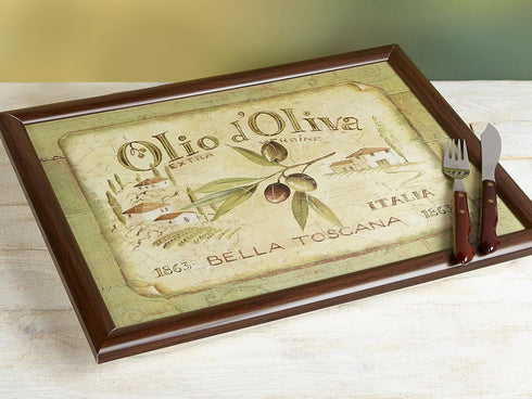 Olio D'Oliva Lap Tray, 43.5 x 34 cm (17" x 13")...