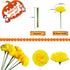 Marigold Flower Heads Bulk 50Pcs, Marigold Artificial Flowers for Diwali Home Decor DIY Wreath Garland Craft Wedding Party Day of The Dead Decorat...